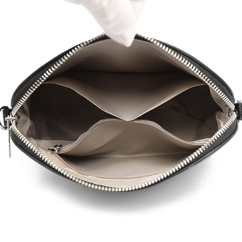 Fashion Casual Large Capacity Shell Bag Top Layer Leather One-shoulder Crossbody Bag