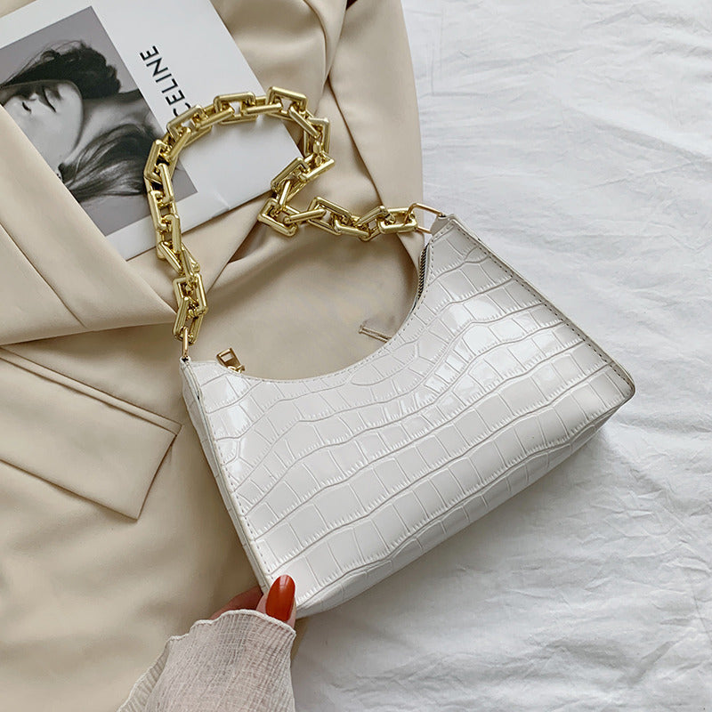 Underarm Bag Texture Chain Women's One-shoulder