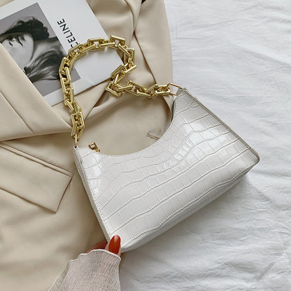 Underarm Bag Texture Chain Women's One-shoulder